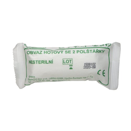 Obvaz hotový se 2 polštářky nesterilní Steriwund