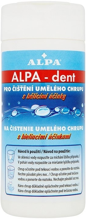 Alpa-dent pro čištění umělého chrupu 150g