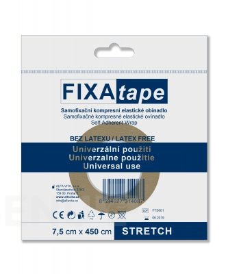 FIXAtape STRETCH 7.5cmx450cm samofixační obinadlo