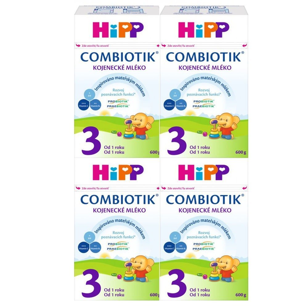 HiPP MLÉKO HiPP 3 JUNIOR Combiotik 4x600g