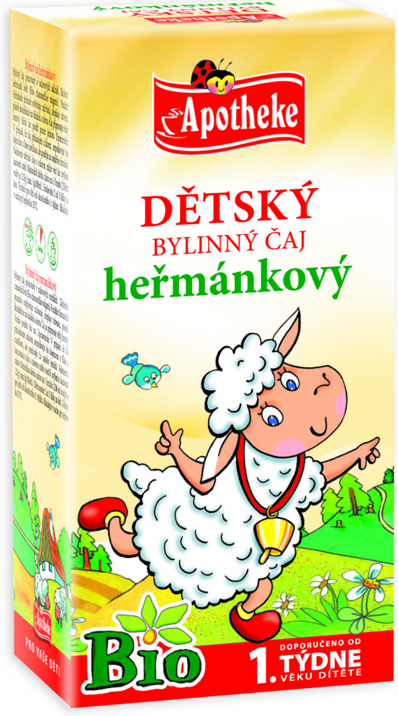 Apotheke Dětský čaj BIO heřmánkový 20x1g