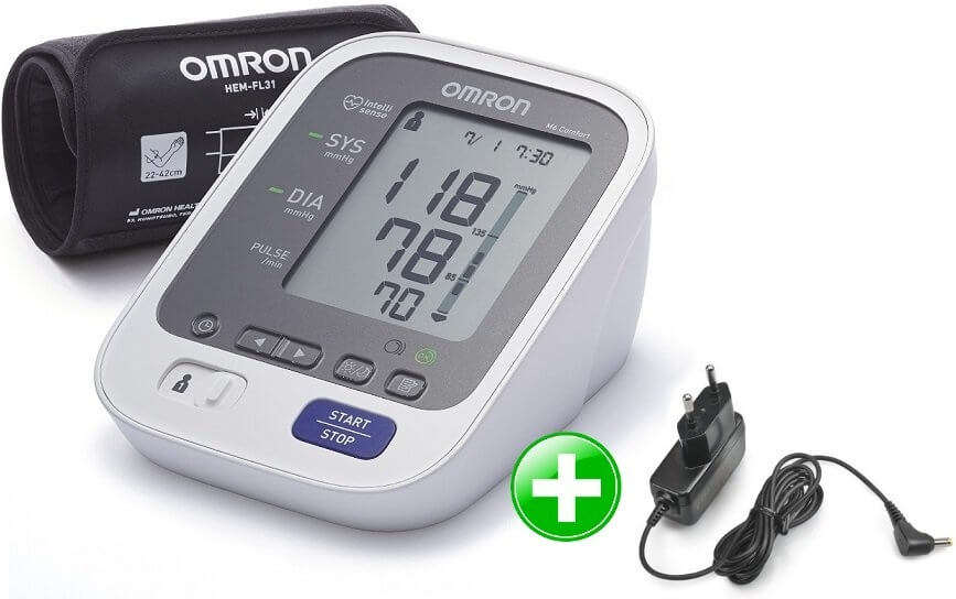 Tonometr dig.OMRON M6 Comfort (2015) bez zdroje