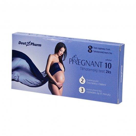 Test těhotenský Pregnant 10 2ks