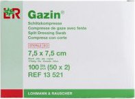 Gáza hydrofil.skl.kompr.ster.Gazin 10x10cm/100ks