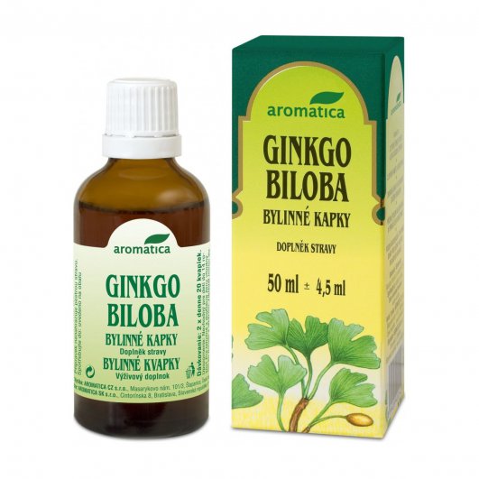 AROMATICA Ginkgo Biloba bylinné kapky 100ml