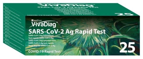VivaDiag Sars-CoV-2 Antigenní test výtěrový 25 ks