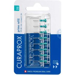 Curaprox CPS 06 prime mezizubní kartáčky s jemným drátěným jádrem a štětinami vyplňujícími mezizubní