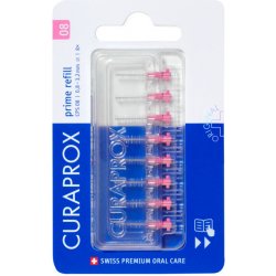CURAPROX CPS 08 prime 8 ks blister refill růžový