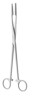 Gross-Maier kleště tamponové rovné s uzávěrem; 26,0 cm