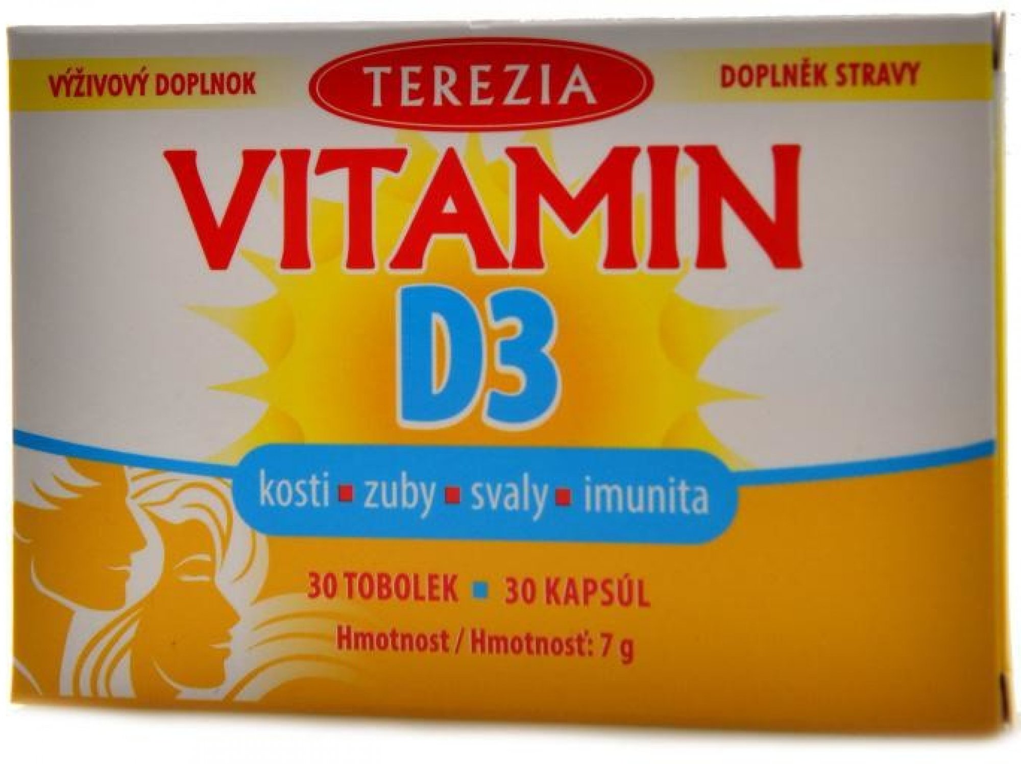 TEREZIA Vitamín D3 1000 IU tob.30