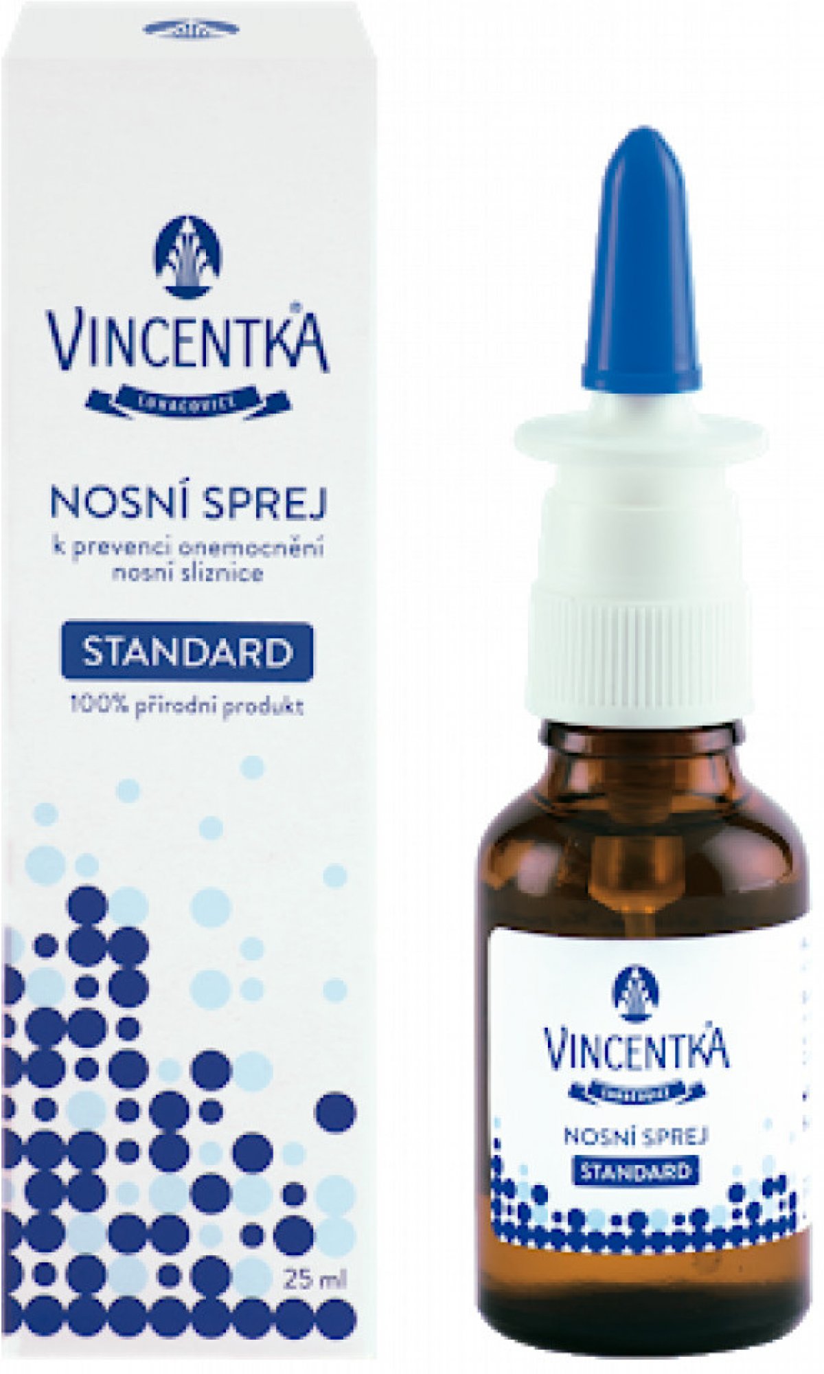 Vincentka nosní sprej STANDARD hypotonický 25ml