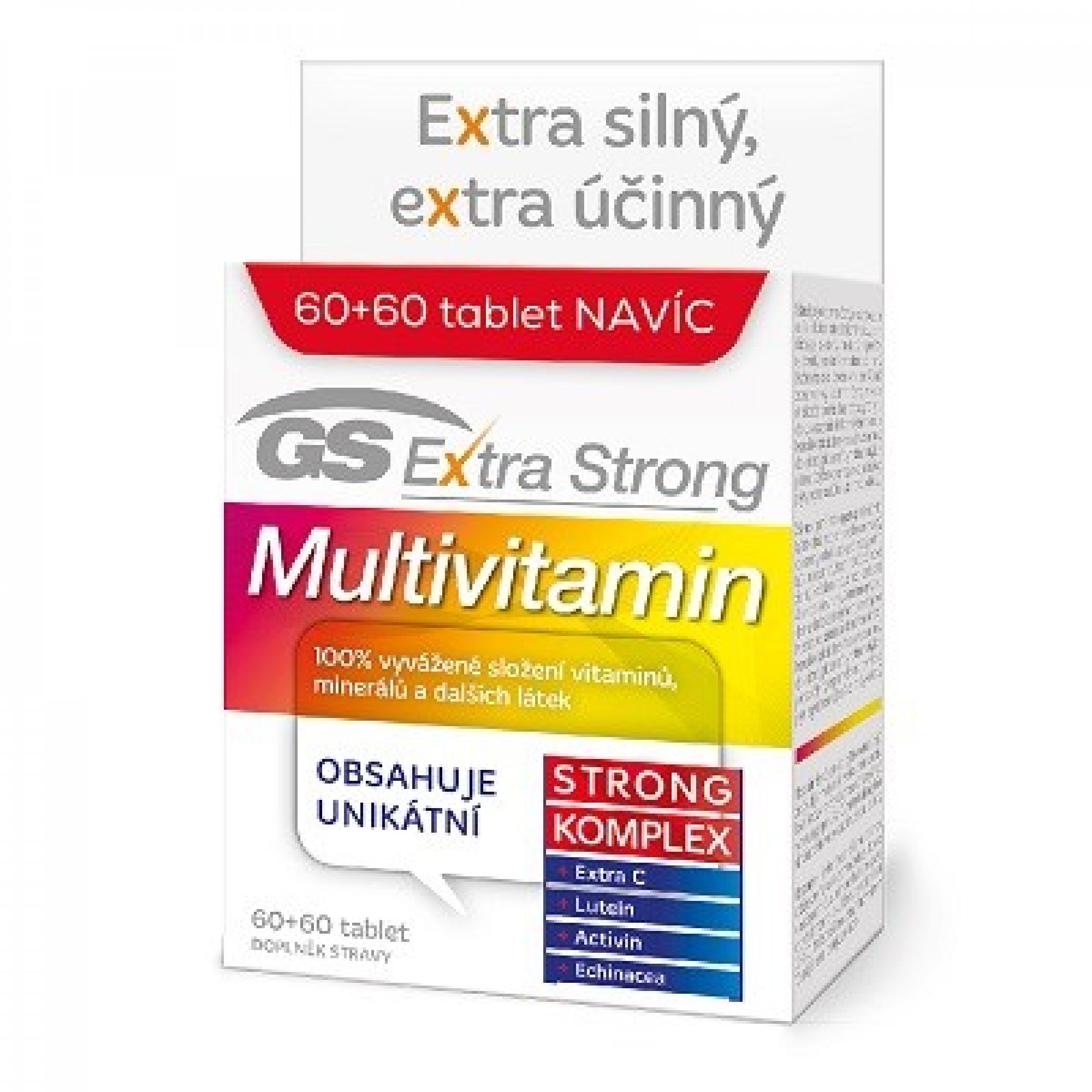 GS Extra Strong Multivitamin tbl.60+60 2017