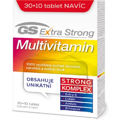 GS Extra Strong Multivitamin tbl.30+10 2017