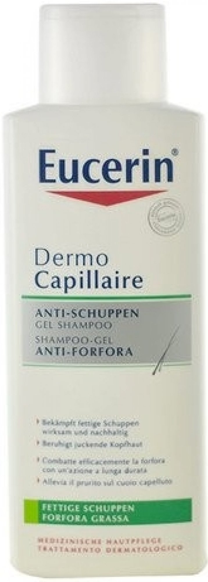 EUCERIN gel.šampon proti lupům DermoCapill. 250ml