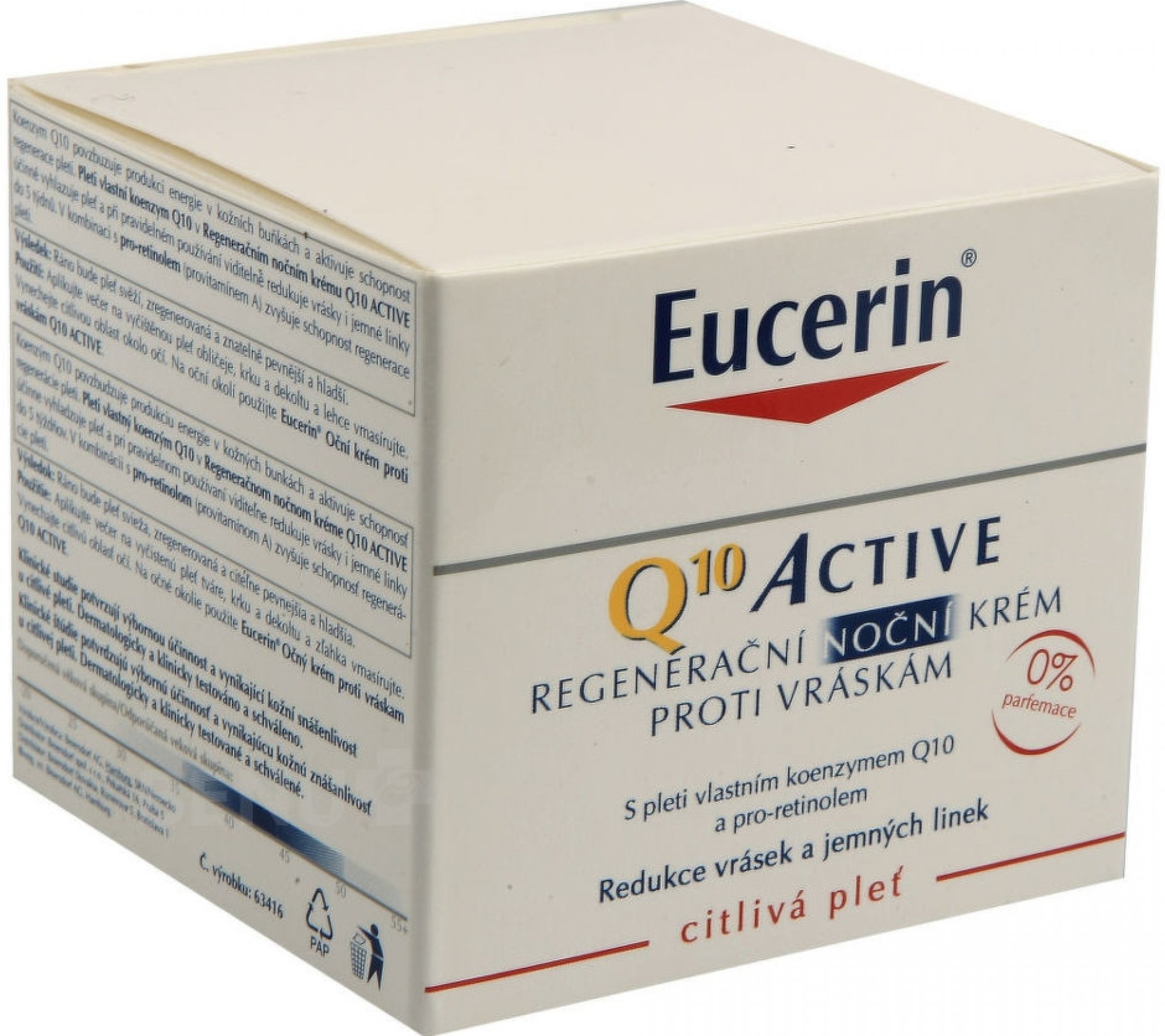 EUCERIN Q10 ACTIVE noční kr.pr.vráskám 50ml