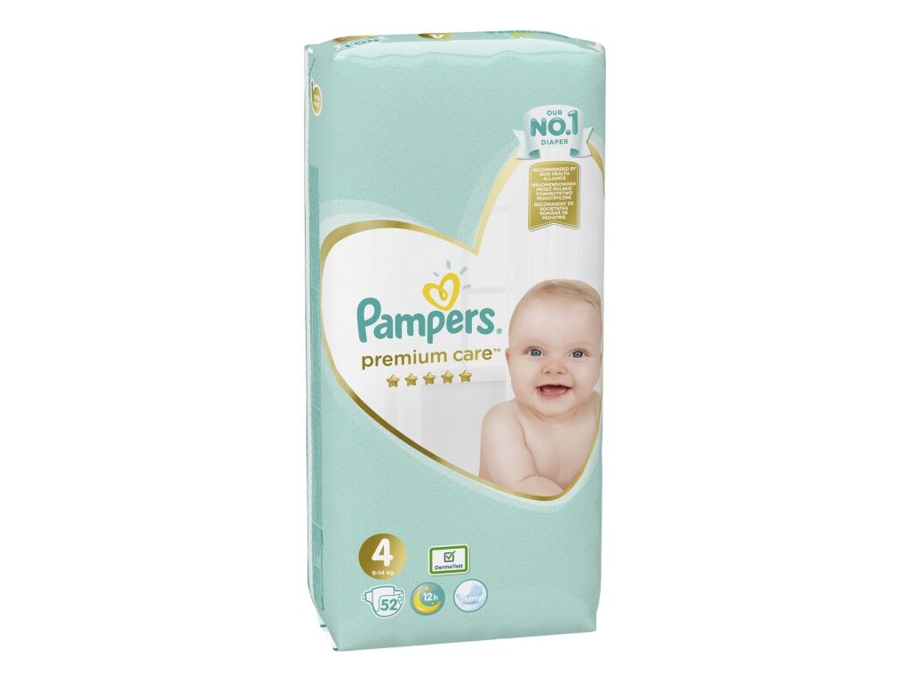 PAMPERS Premium Care 4 Maxi 8-14kg 52ks