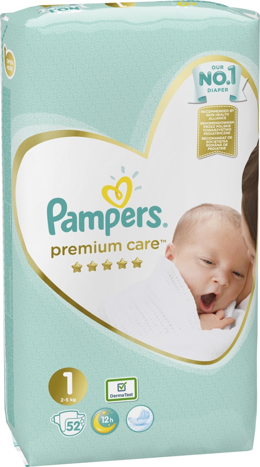 PAMPERS Premium Care 1 Newborn 78ks