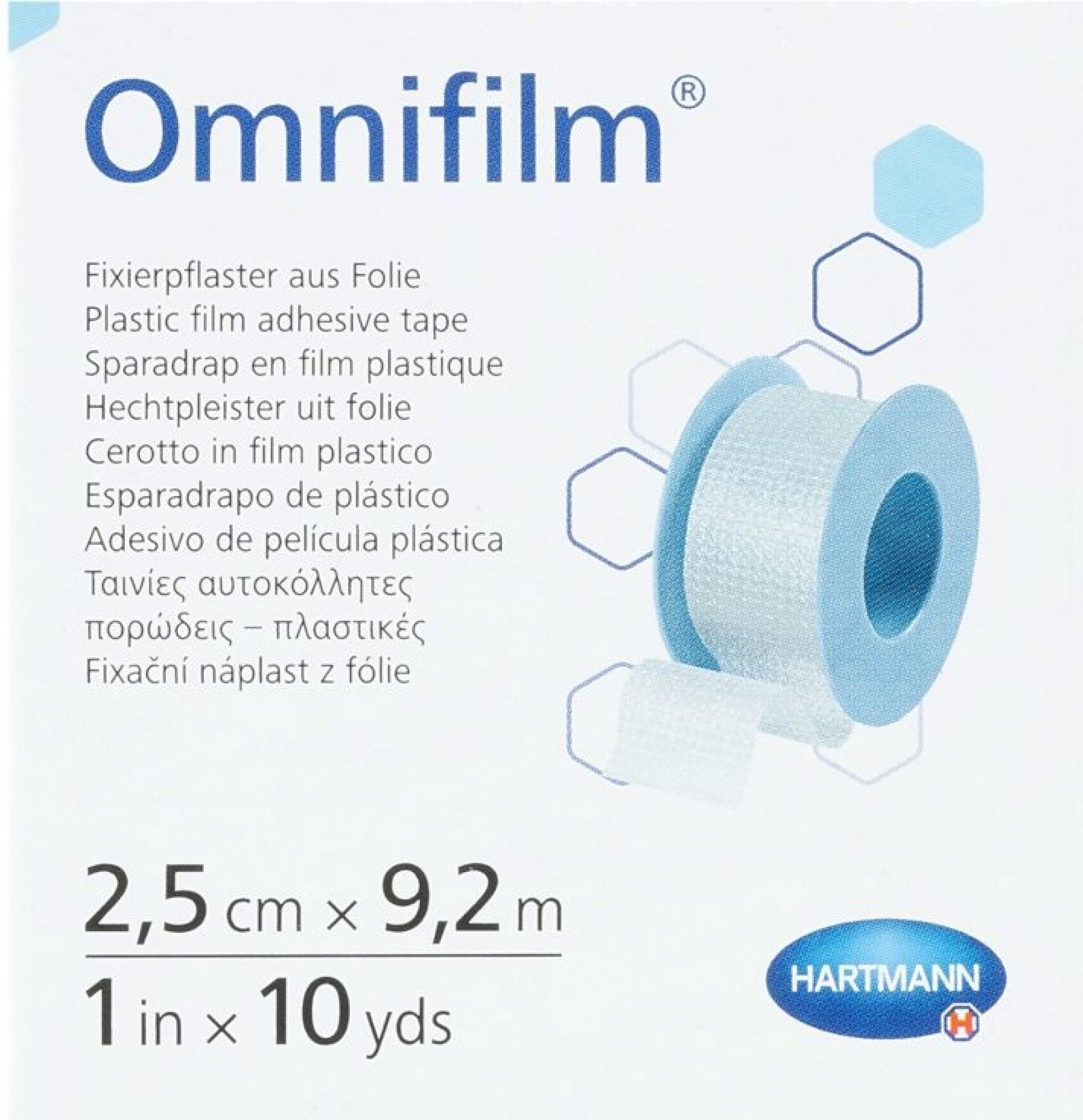 Náplast OMNIFILM porézní 2.5cmx9.2m/1ks