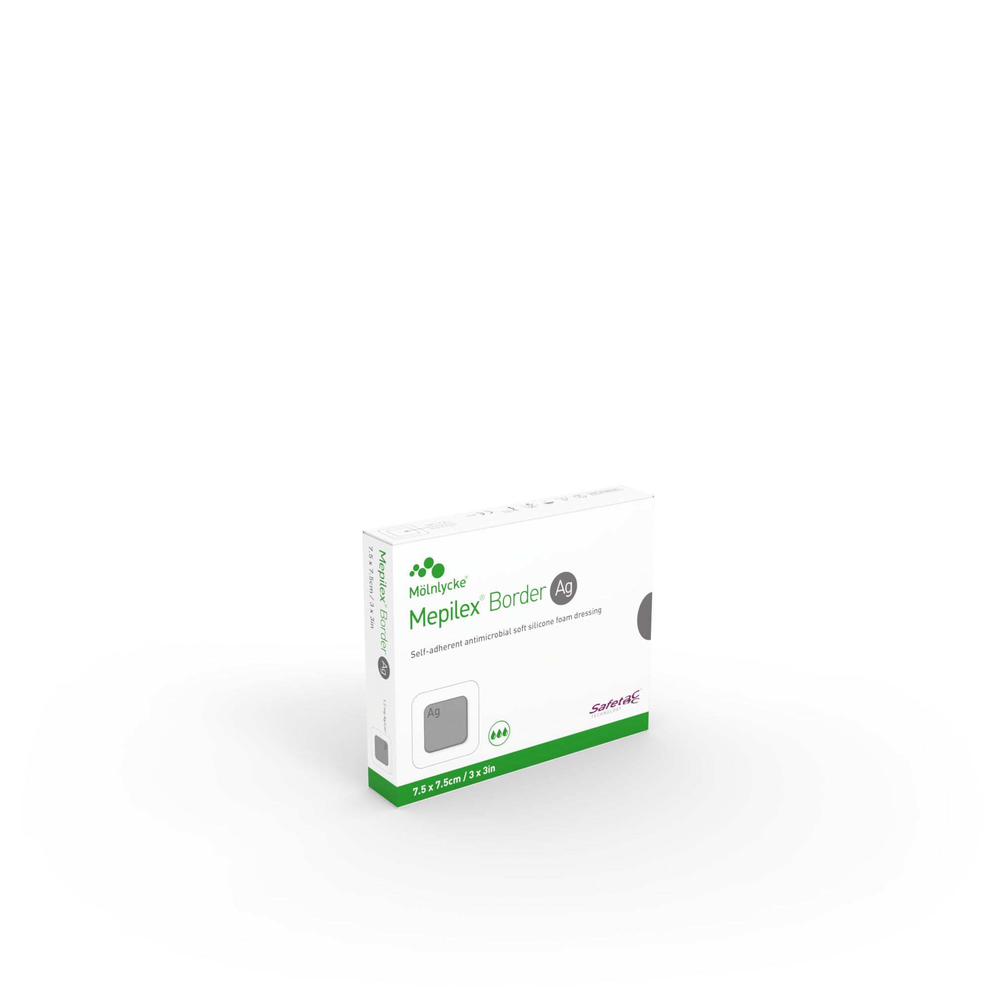 Mepilex Border Ag 10 x 10cm 5ks