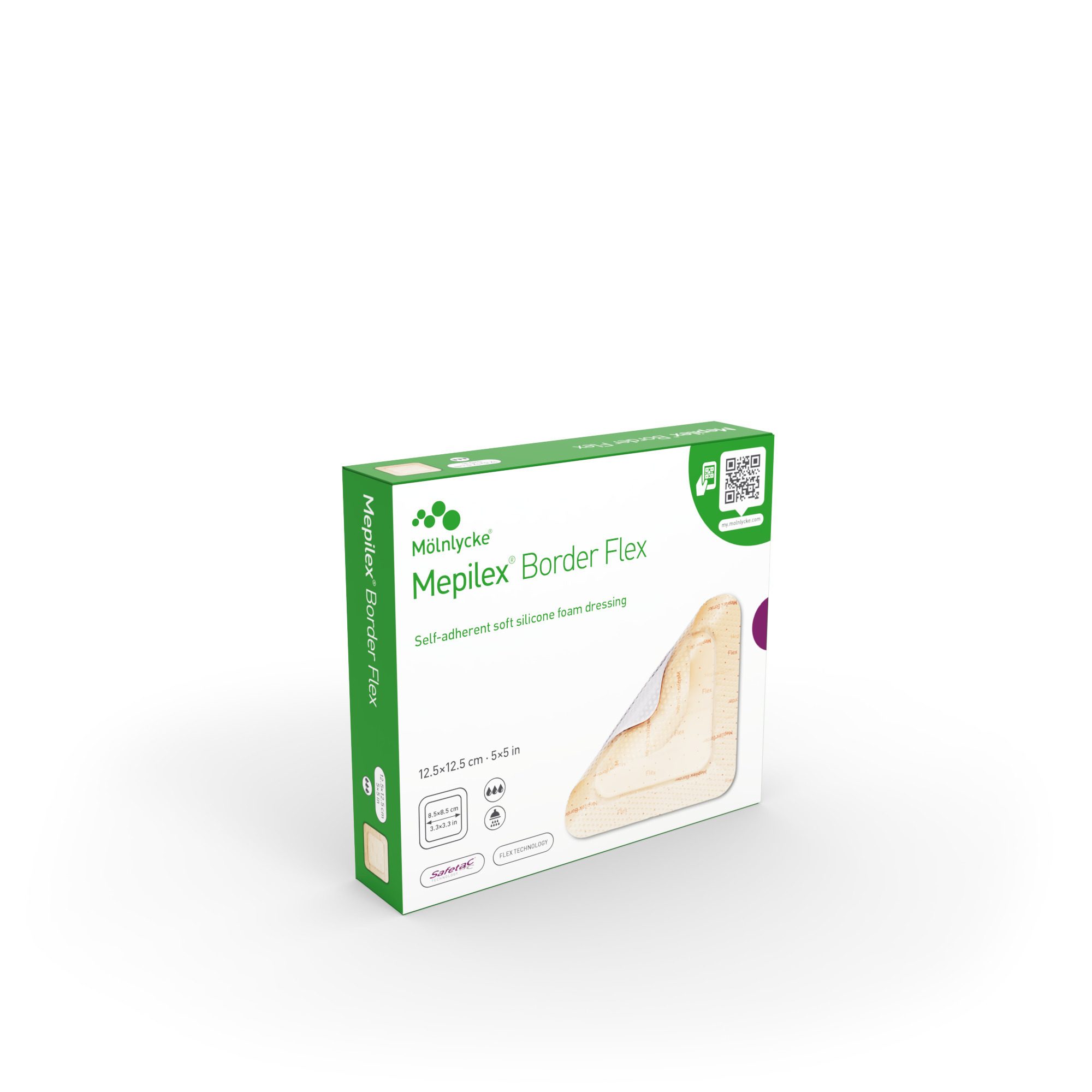 Mepilex Border Flex 12,5 x 12,5cm 5ks