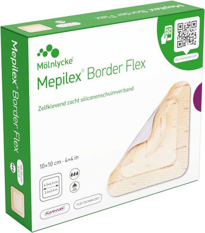 MEPILEX BORDER FLEX 10 X 10CM 5KS