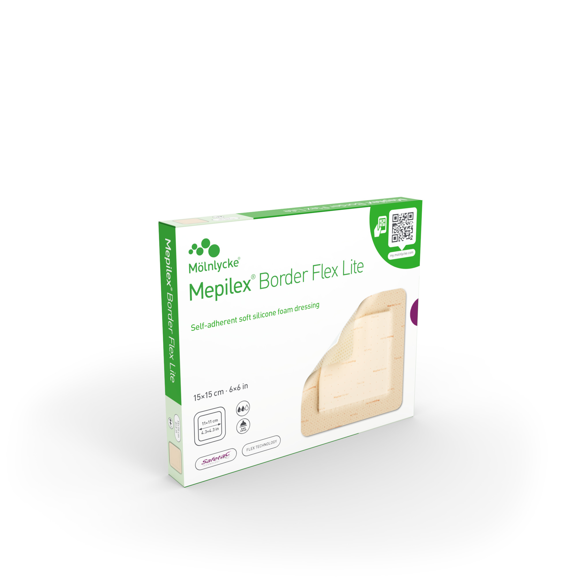 MEPILEX BORDER FLEX LITE 15 X 15CM 5KS