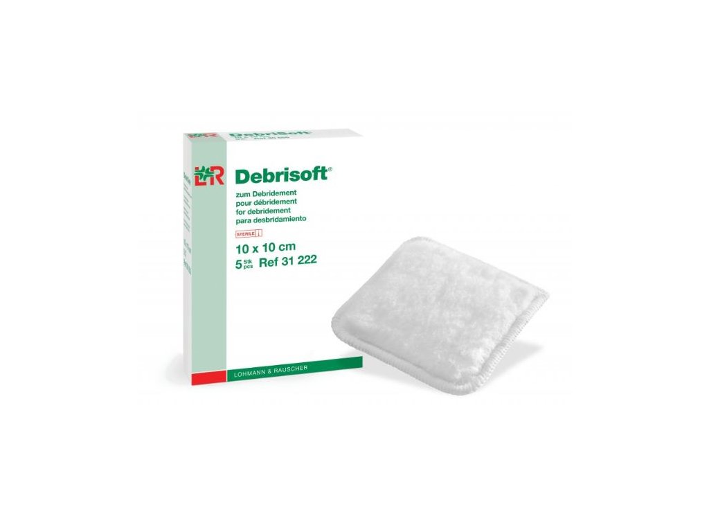 Debrisoft Pad sterilní, 10 x 10 cm, 5 ks