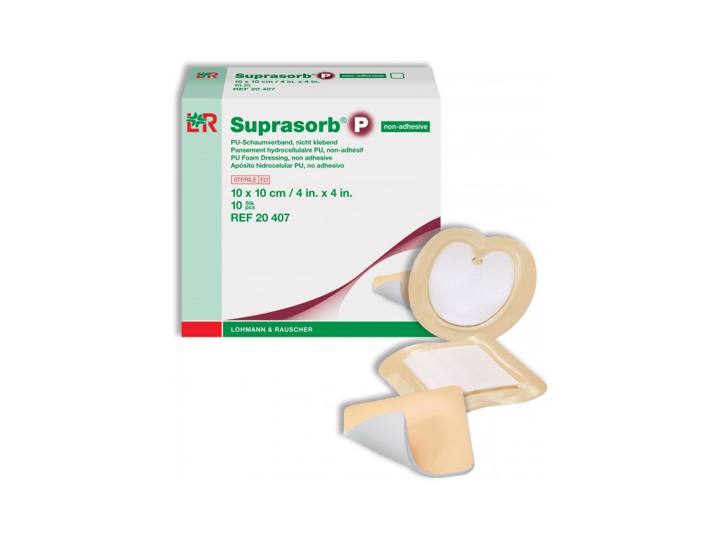 SupraSorb P sterilní 10 x 10cm 10ks/bal